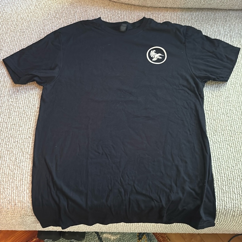 Zero gravity craft beer shirt with a hummingbird on it